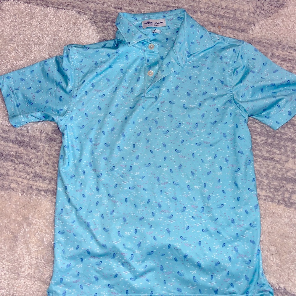 Boys Peter Millar Polo Small 7-8